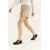 Zapato T-bar en piel negra para mujer Hecho a mano en Italia