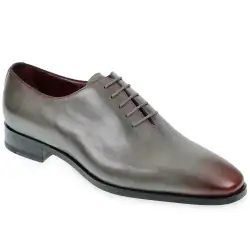 Richelieu one cut homme en cuir patiné main Tiziano Sunset