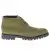 Botín brogue hombre en ante verde oliva con suela de goma