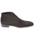 Herren Stiefelette aus dunkelbraunem Veloursleder