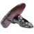 Men's floral Venetian loafer with black tassels