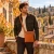 Satchel bag in genuine tan calf leather handmade in Italy
