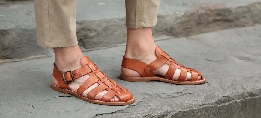 Handmade franciscan sandals