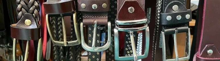 handmade leather belts